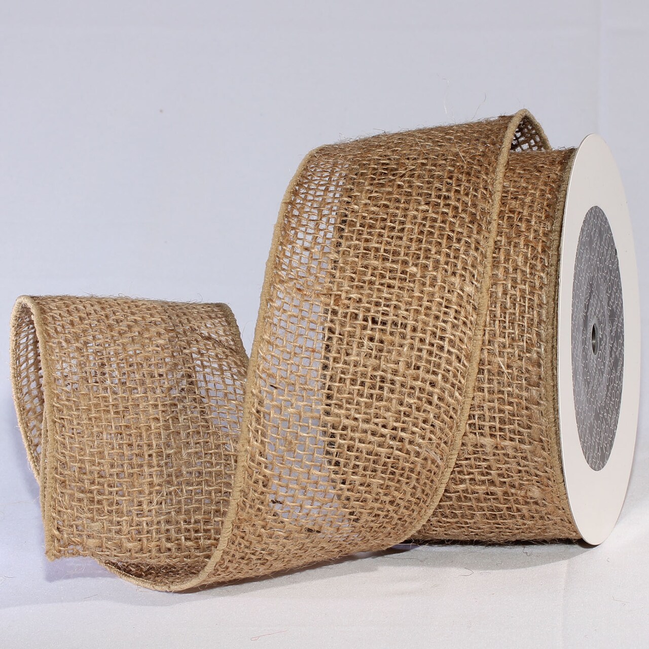 The Ribbon People Natural Brown Burlap Wired Craft Ribbon 3" x 20 Yards